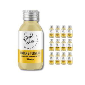 Good Shots Organic Ginger & Turmeric Shots - Pack of 12 (12 x 60ml)