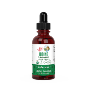 Bottle of Mary Ruth's Iodine Drops, 1 oz liquid supplement