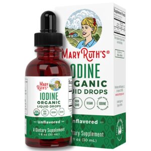 Mary Ruth's Iodine Drops - 250mcg - Unflavoured Liquid (1 oz / 30ml)