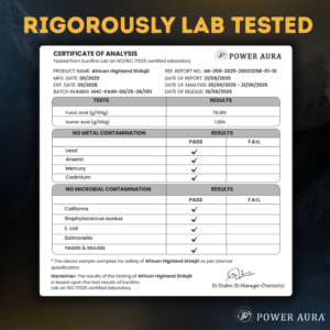 PowerAura African Highland Shilajit