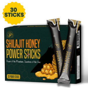 Shilajit Honey Power Sticks | 30 Sticks | Black Forest Honey