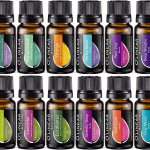 Top 12 Essential Oils & Blends Set - 12 x 10ml