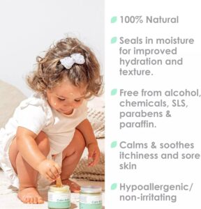 Child using WildMint Calm Balm for skin relief
