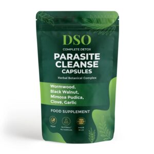 Parasite Cleanse Detox Capsules - 30 Herbal Capsules for Gut Cleanse & Colon Support