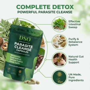 Herbal capsules for gut cleanse and colon support