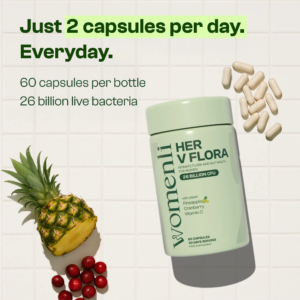 Her V Flora two capsule daily serving