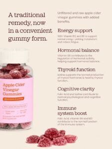 Apple cider vinegar gummies key benefits