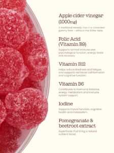 Apple cider vinegar gummies ingredients