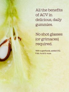 Apple cider vinegar gummies product features
