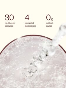 Hydrate electrolyte content per sachet