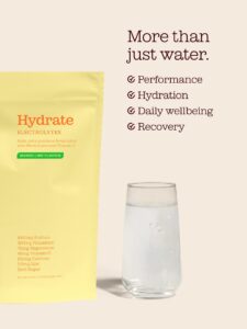 Hydrate electrolyte sachets zero sugar formulation