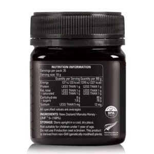 Comvita Manuka Honey UMF 5+ label detail