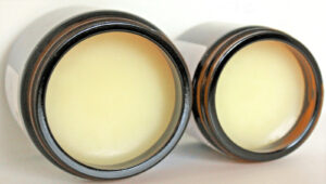 Small-batch arnica salve texture