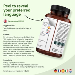 Ashwagandha KSM-66 Tablets packaging