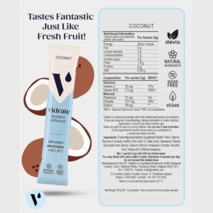 Coconut hydration powder 30 x 3g electrolyte sachets - product image 5