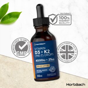 Vitamin D3 4000iu + K2 25ug vegetarian liquid drops - product image 4