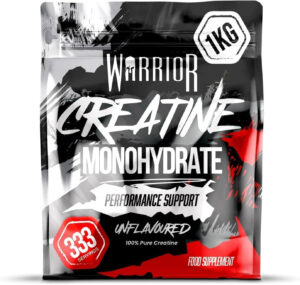 Warrior Creatine Monohydrate 1kg pouch, 333 servings, unflavoured