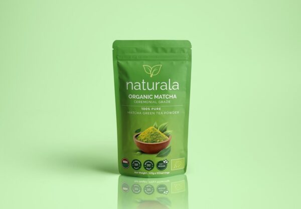 Organic ceremonial grade matcha 100g pure green tea powder - product image 2