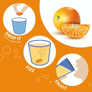 Vitamin C Effervescent Tablets orange flavour