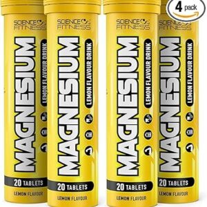 Magnesium Effervescent Tablets | 80 Tablets | Lemon Flavour