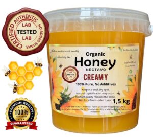 Raw creamy wildflower honey 1.5kg tub